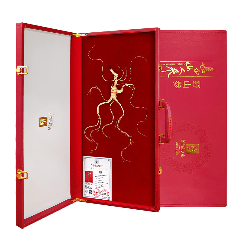 长白山人参野山参参须柔韧细长芦碗深且多节A3礼盒 9g