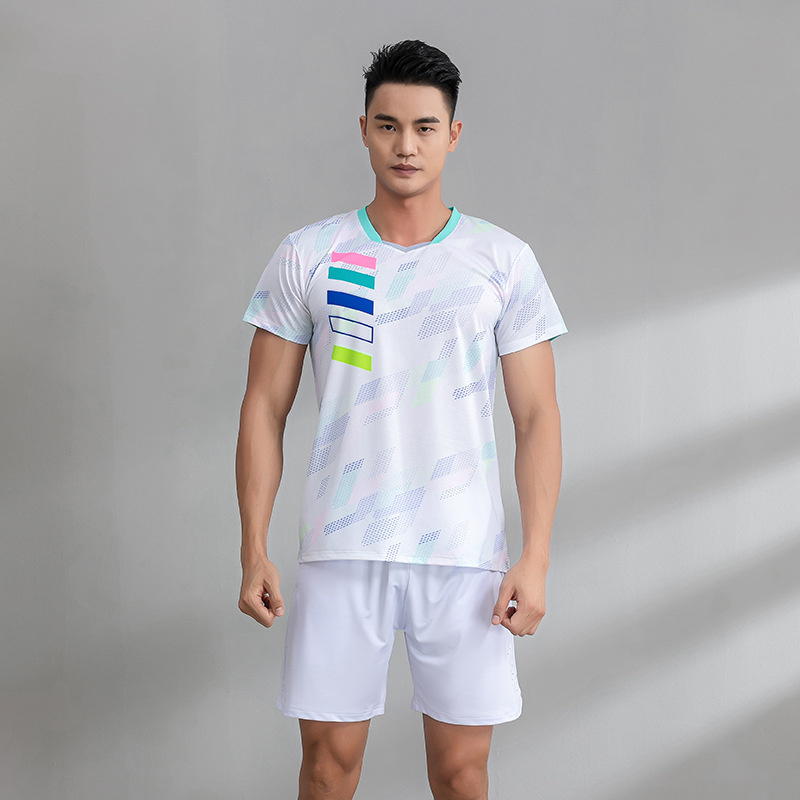 信柏合羽毛球服XH022高清大图