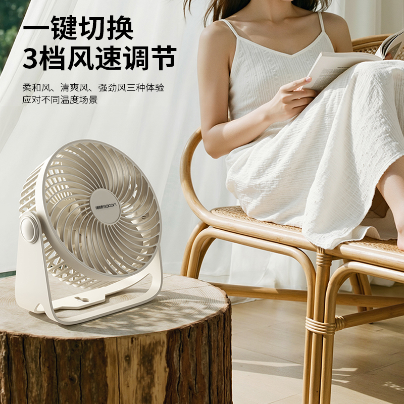 帅康(sacon) 桌面风扇SK-USB003白色(单位:台)高清大图