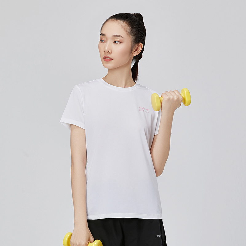 361运动t恤女夏季新款季休闲上衣圆领透气短袖运动服