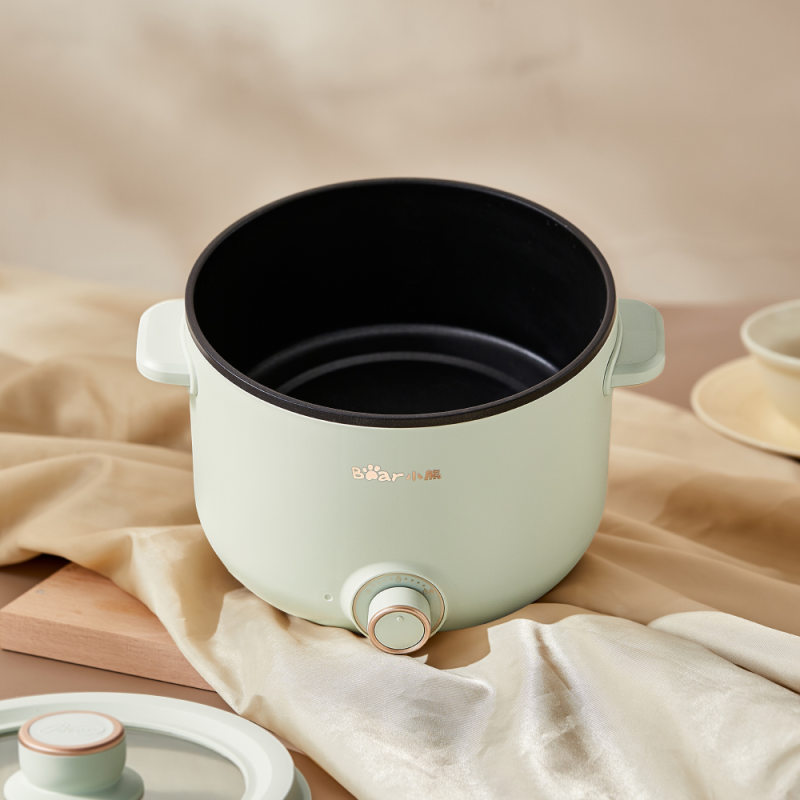 小熊电热锅电煮锅宿舍泡面锅多功能高清大图