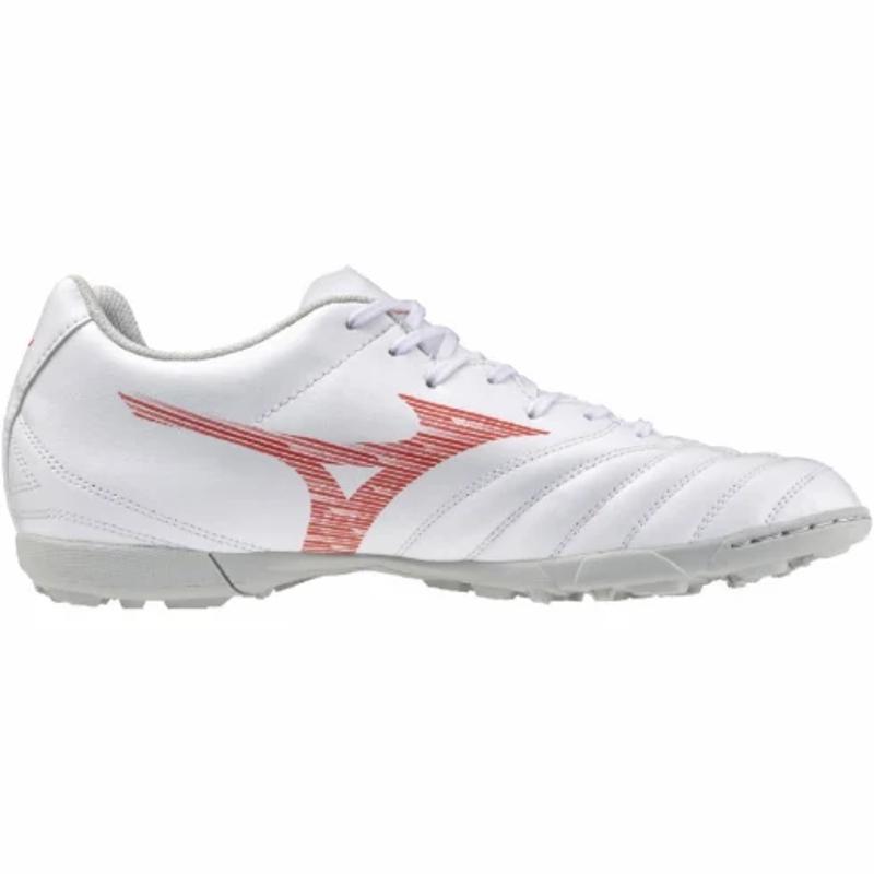 美津浓(Mizuno)男鞋环保材质轻便防滑宽版训练鞋室内健身鞋白红拼
