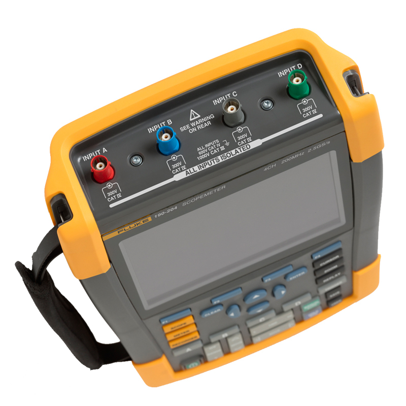 FLUKE-190-202 手持数字式彩色示波表(2通道,200MHz带宽)