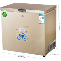 尊贵 (ZUNGUI)BC/BD-181 181升 卧式冷柜 全铜管蒸发器 大容积商用单温顶开门冰柜 冷藏冷冻转换柜金色