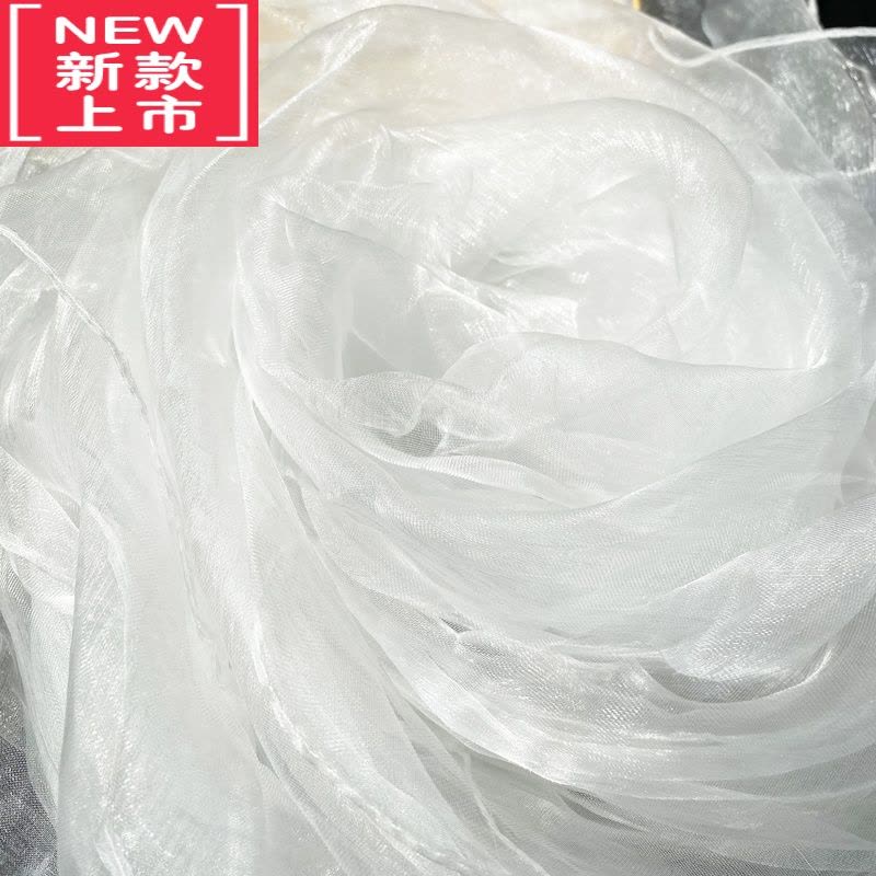 可莉允海底舞蹈纱巾飘逸薄纱丝巾新娘盖头拍照儿童防蚊蒙面防风透明方巾毛巾图片
