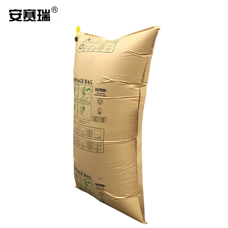 安赛瑞 缓冲充气袋(大气阀)-材质:PPL(纸塑复合),颜色:黄色,尺寸:100*200cm 10698高清大图