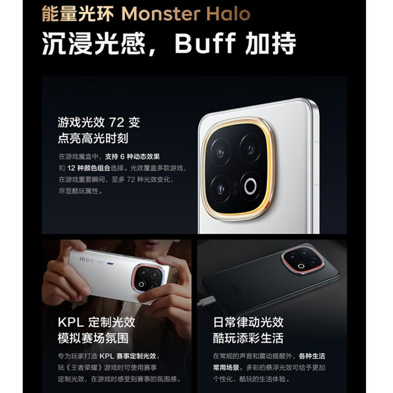 vivo iQOO13 纳多灰 12GB+256GB 骁龙8至尊版5G芯 自研电竞芯片Q2 144Hz高刷2K直屏 6150mAh电池 120W超快闪充 手机