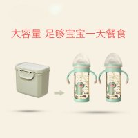 babycare奶粉盒便携外出 婴儿大容量多功能奶粉分装盒 宝宝奶粉格 梅幸茶520ml 1620