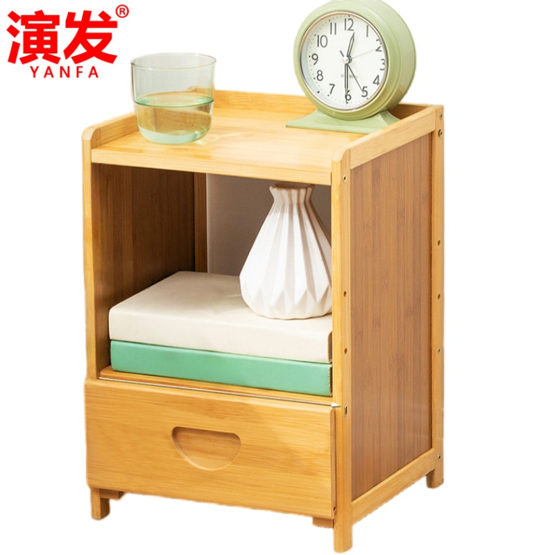 演发 实木床头柜高清大图