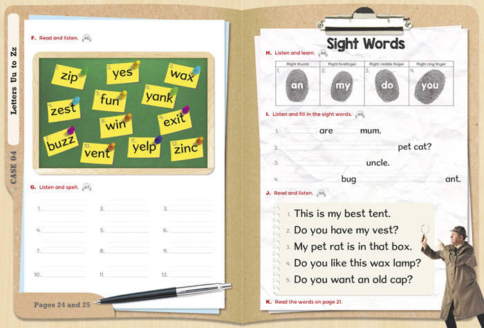 [正版]外研社丽声瑞格叔叔自然拼读法青少版1(外研社英语分级阅读)(点读版)(配光盘)高清大图