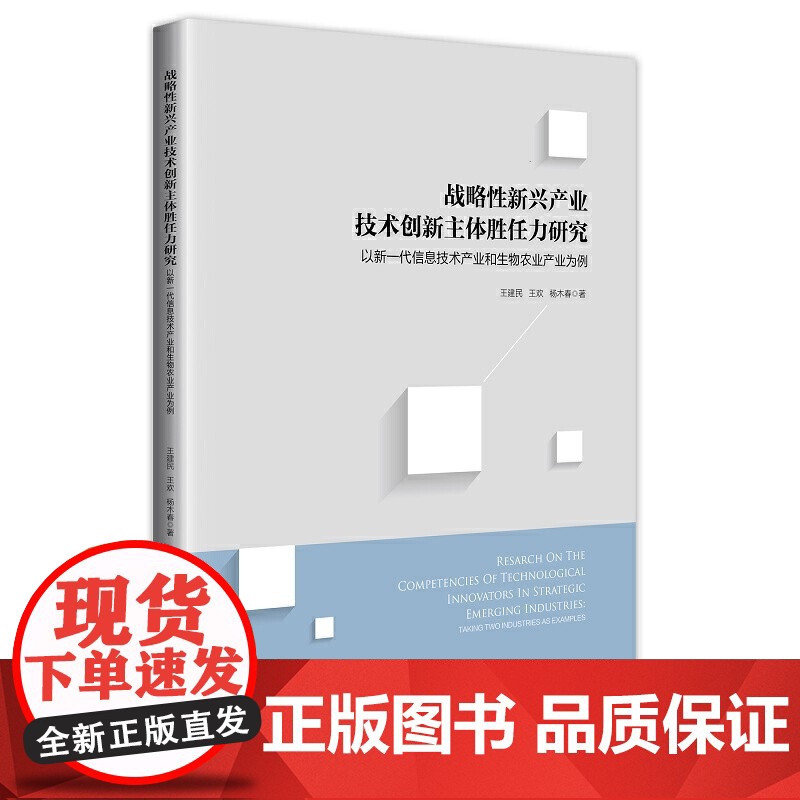 战略性新兴产业技术创新主体胜任力研究高清大图