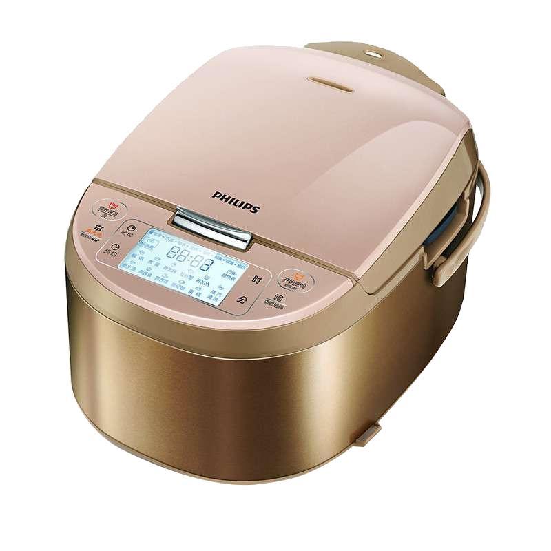飞利浦（PHILIPS）电饭煲 HD3095 微电脑式电饭煲 全新柴火烧饭款4L