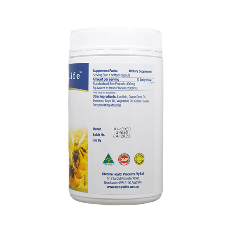 Natural Life 优然澳蜜 蜂胶胶囊 2000mg 365粒