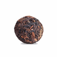 云南普洱茶 茶叶 老茶浓香熟茶手工小沱茶 熟龙珠500克约60粒