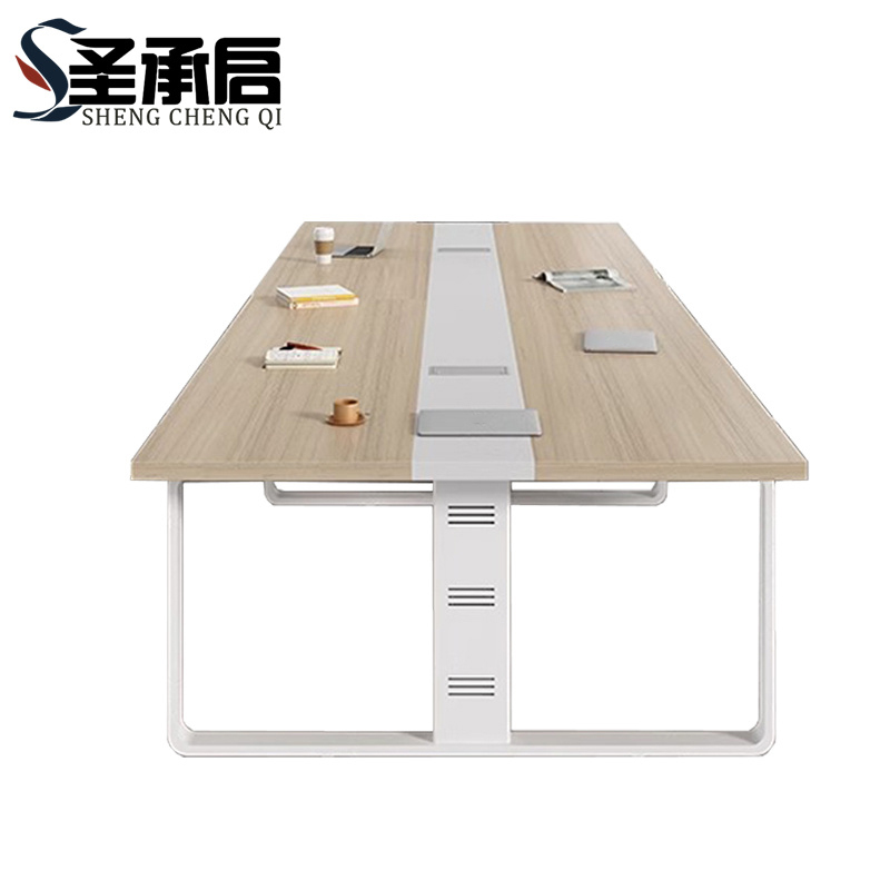 圣承启 长条会议桌 4.5*1.5m张高清大图