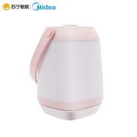 美的 Midea 母婴小夜灯樱花粉 婴儿宝宝夜灯 手提 哺乳应急灯 卧室台灯 可插电充电台灯 智能灯 照明