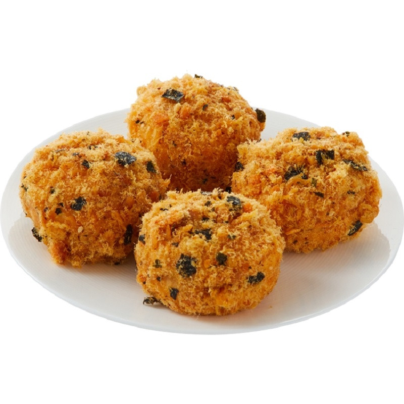 自制元宝肉松蛋糕