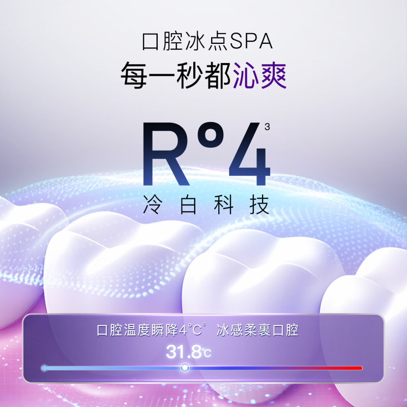 舒客 色修美白牙膏 (活意初生香型)110g*4支高清大图