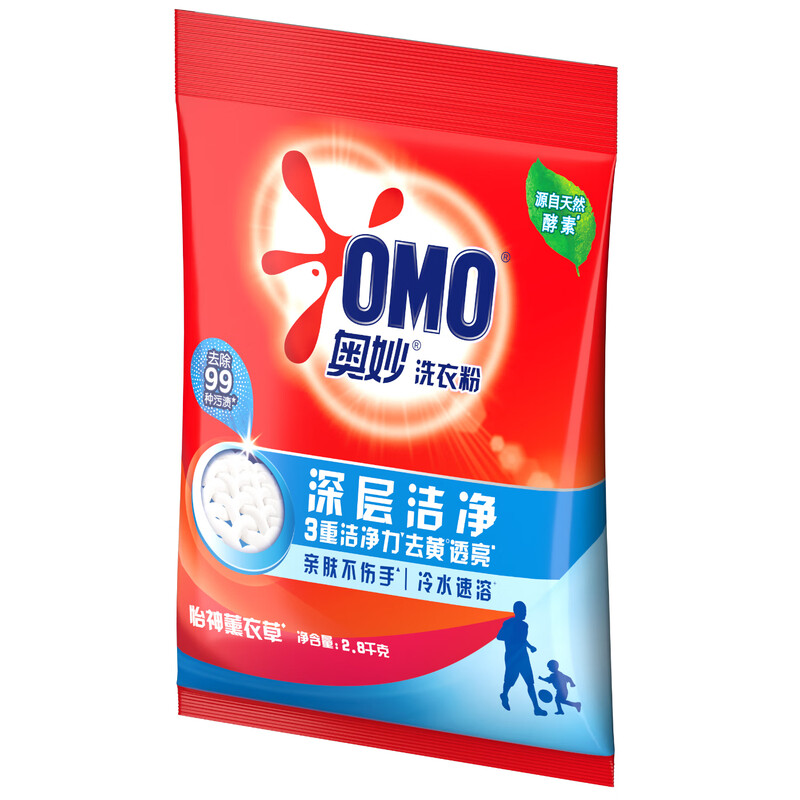 奥妙 深层洁净 洗衣粉5.6斤 源自天然酵素 单位:袋高清大图