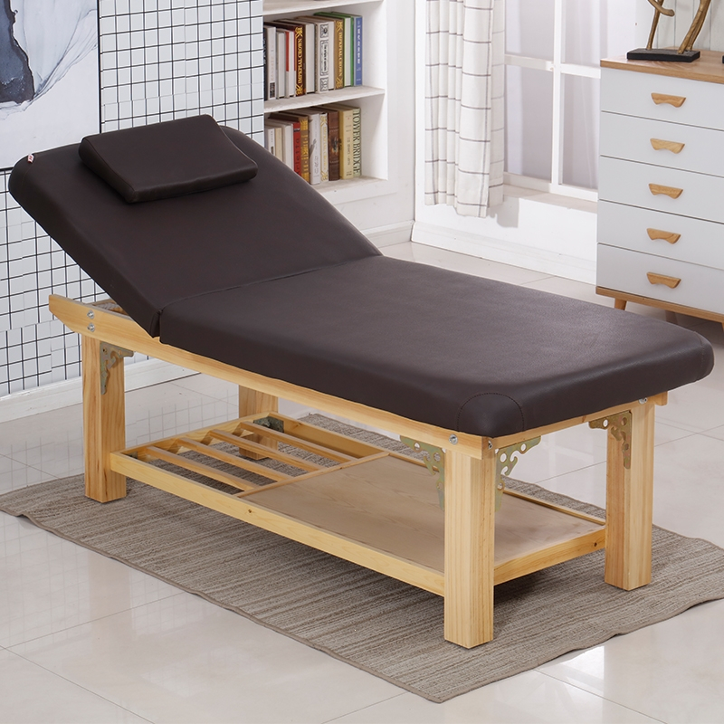 美容床实木纹绣推拿理疗折叠美容按摩床迪玛森美容院专用家用美容床