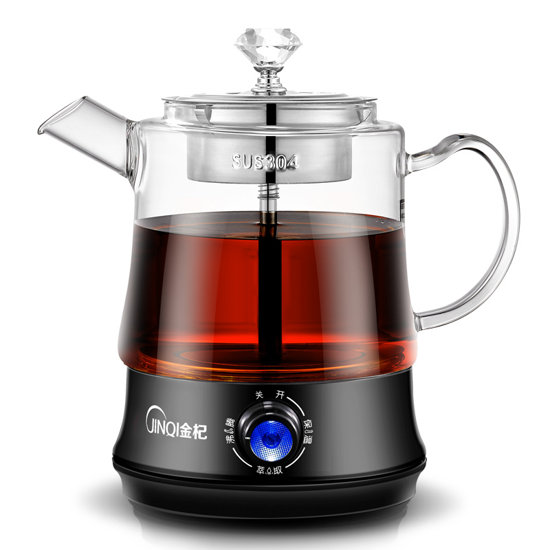 金杞(JINQI)A02煮茶器玻璃煮茶壶黑茶养生壶电茶壶全自动电水壶蒸汽泡茶保温电热水壶