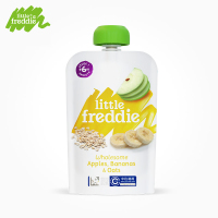 little freddie 小皮燕麦香蕉苹果泥 100g 适用年龄6个月以上