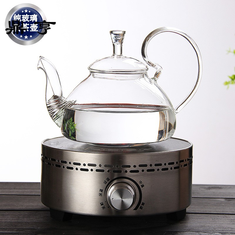 鼎亨水果茶壶套装花茶茶具煮水果茶的玻璃壶烧水壶电陶炉花茶壶杯