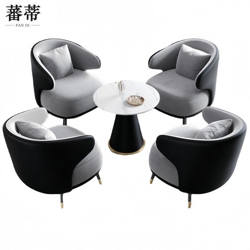 蕃蒂 沙发 一桌四椅套高清大图