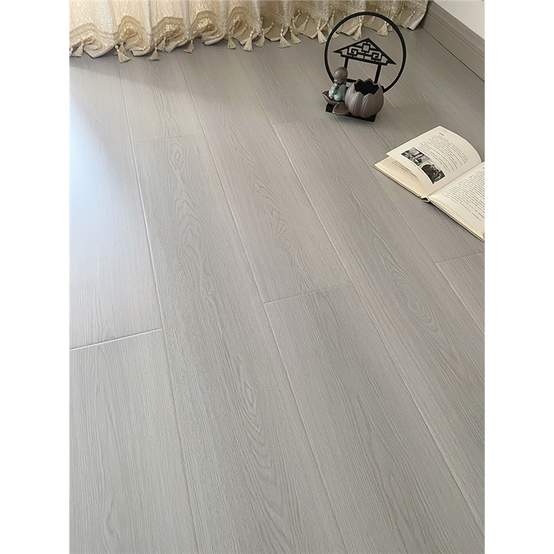 古达12mm家用强化复合木地板金刚板卧室耐磨灰色复古木质