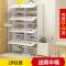简易鞋柜经济型防尘多层组装家用省空间鞋架多功能简约现代厅柜 [送伞桶]2列8层