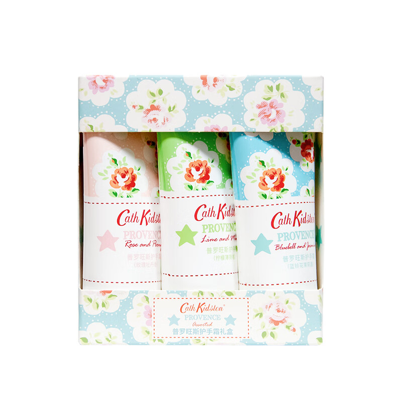 CATH KIDSTON 普罗旺斯护手霜礼盒蓝铃花茉莉香30g 柠檬薄荷香30g 玫瑰牡丹香30g