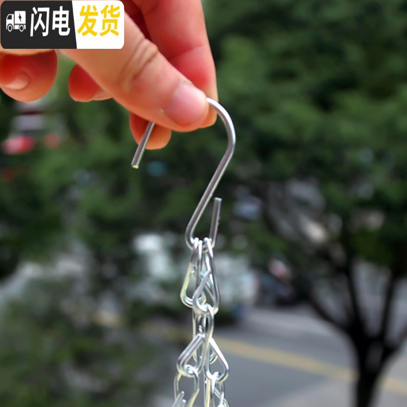 三维工匠垂吊塑料吊篮花盆吊兰盆悬挂壁挂式绿萝多肉种花阳台加厚树脂花盆 6966粉色 大花盆容器