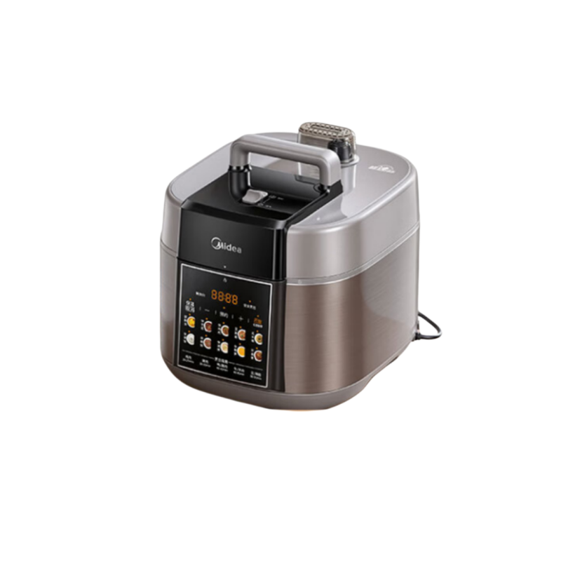 美的(Midea) MY-C5531G 电压力锅 5L 无水焗少盐提鲜电压锅家用高压锅 一锅双内胆智能调压