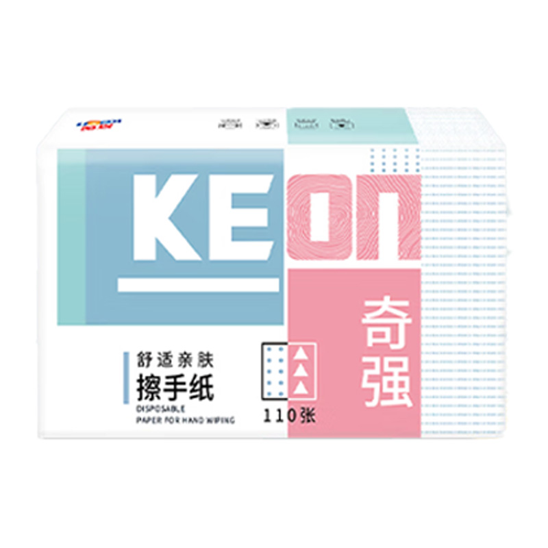 奇强抽纸5层*110抽*20包柔软舒适吸水迅速QQCSD231