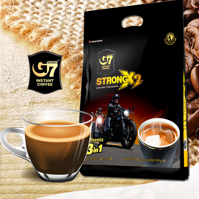 越南原装进口 中原G7浓醇咖啡700g (25g*28包) 三合一速溶咖啡粉袋装 特浓咖啡浓郁 学生熬夜冲饮加班高清大图