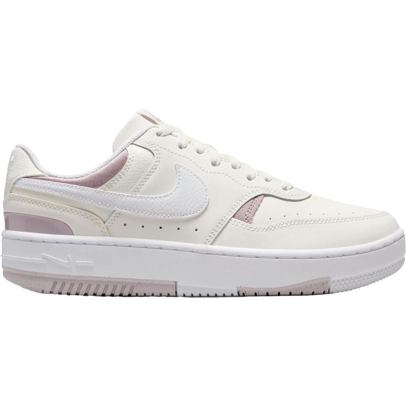 耐克(NIKE)女士板鞋休闲鞋舒适增高减震拼接网布复古篮球文化鞋