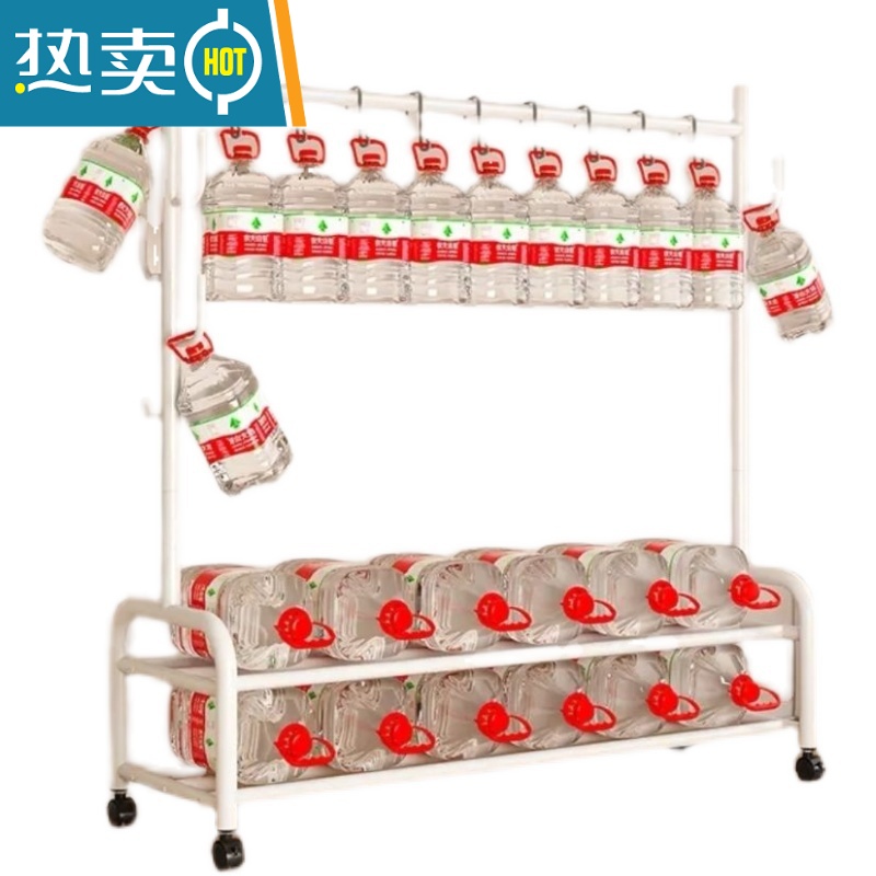 敬平加粗晾衣架落地卧室内挂衣架单杆式衣服架子简易家用收纳架衣帽架 双层150cm黑-仙人掌衣架 加粗25管径高清大图