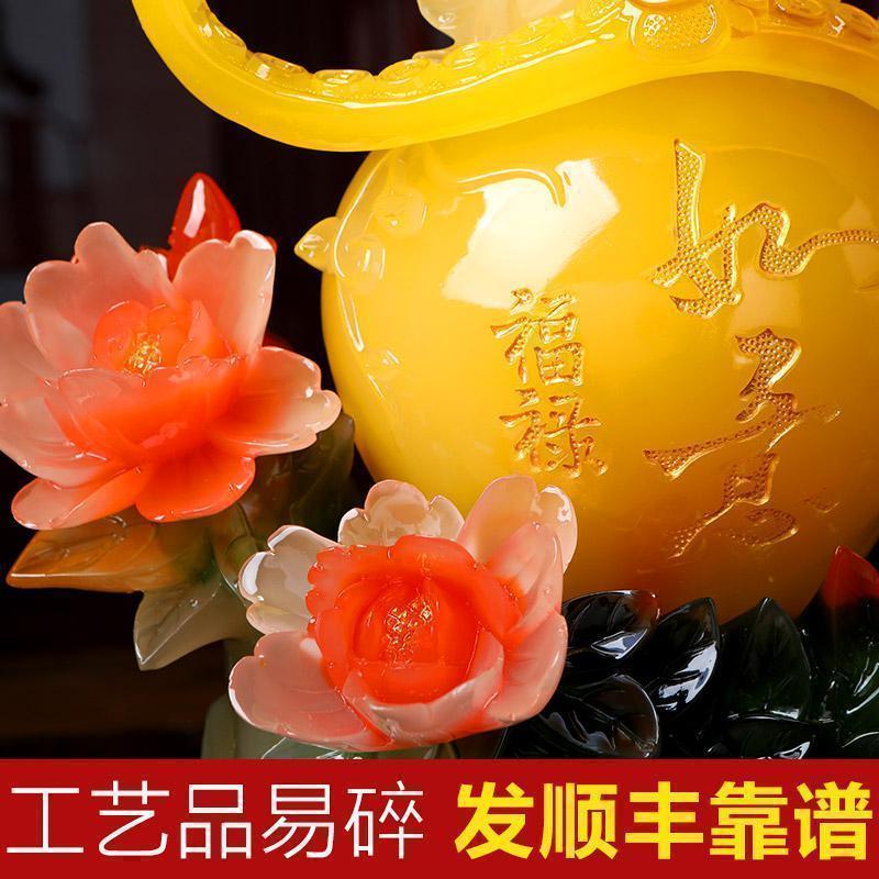 福禄报喜风水葫芦摆件乔迁新居新房玄关厅装饰品_675_481