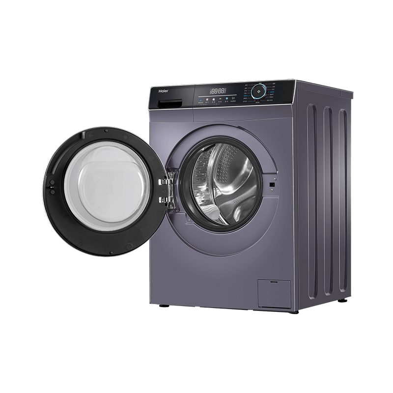 xqg100hbd306海尔纤禧系列大容量多方案健康型洗干一体机星蕴银