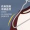 茶花衣架 无痕晾衣架加粗 干湿两用防滑护领挂衣架成人衣服架 8只蓝色100004蓝