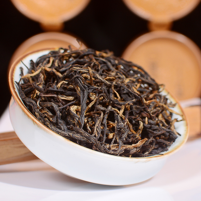 福岗茶叶 金骏眉红茶散装罐装茶叶500g 蜜香型桐木关武夷山金俊眉高清大图