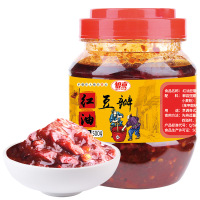 银京 红油郫县豆瓣酱 500g 四川特产 川菜辣椒酱 厨房调料下饭菜