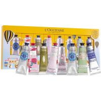 欧舒丹(L'OCCITANE) 护手霜 樱花/乳木果/甜扁桃/马鞭草/玫瑰男女保湿滋润补水礼盒套装 8支装30ml /支