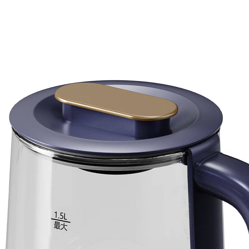 蓝宝(BLAUPUNKT) 养生壶 煮茶器花茶壶 电水壶烧水壶电 保温煮茶壶玻璃BP-YS606 1.5L高清大图