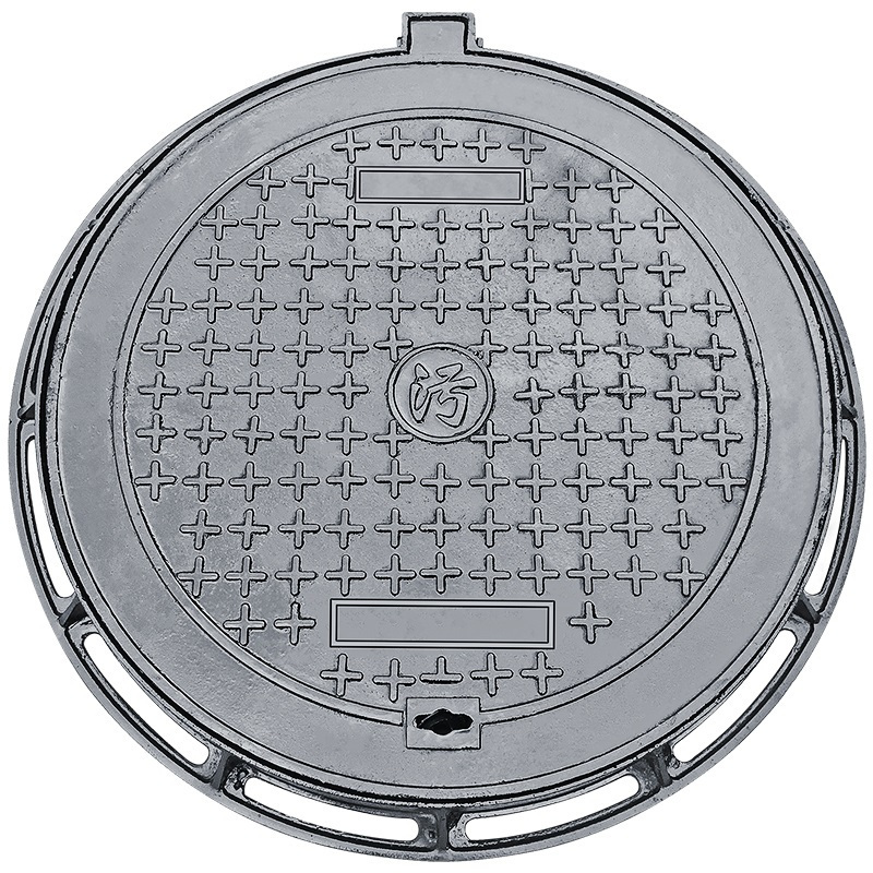 芯讯徵球墨铸铁重型井盖雨污水市政检查通信电力给水铸铁井盖井圈1套