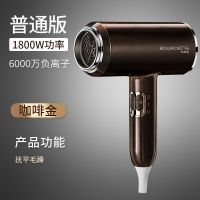 德国电吹风发廊专业吹风机理发店家用负离子吹风筒大功率速干风筒 1800w-咖啡金-6000万负离子