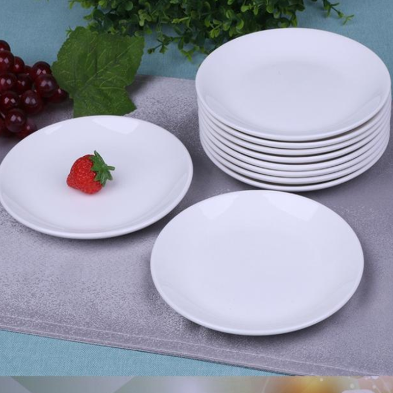 顺胜中8寸深盘家用大号盘子陶瓷盘子100个起订