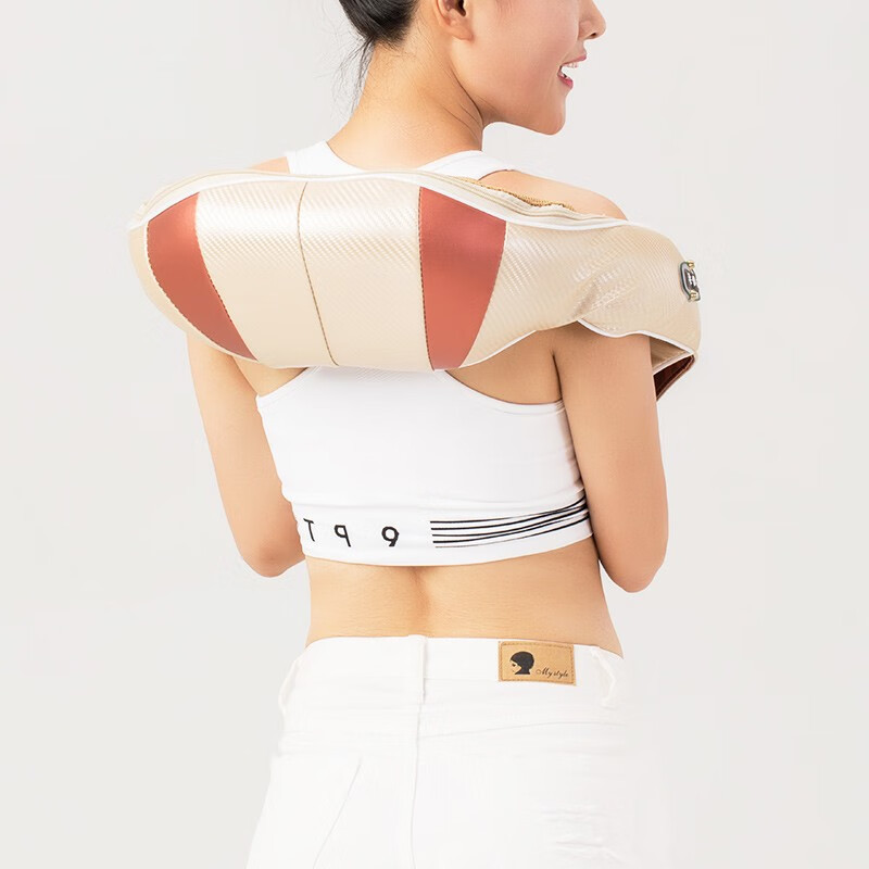 践程 按摩披肩揉捏脖子肩颈电动按摩器多功能披肩 按摩器智能理疗P60高清大图