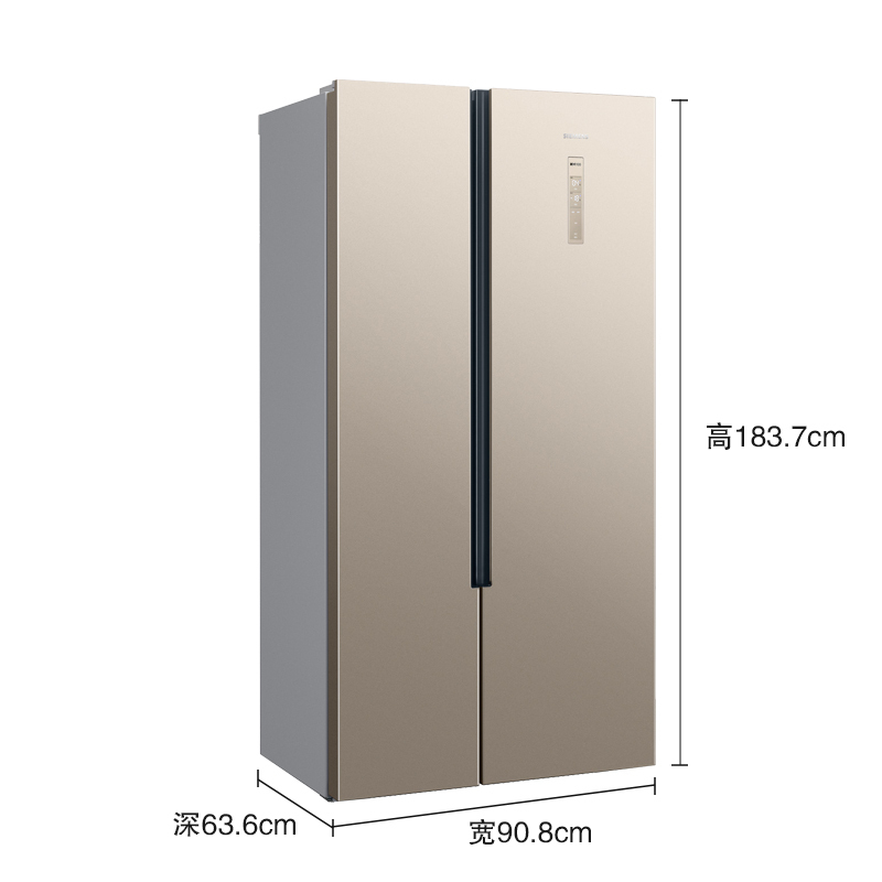 西门子冰箱(SIEMENS)501升 超薄对开门冰箱 风冷无霜变频节能 BCD-501W(KX50NA30TI)