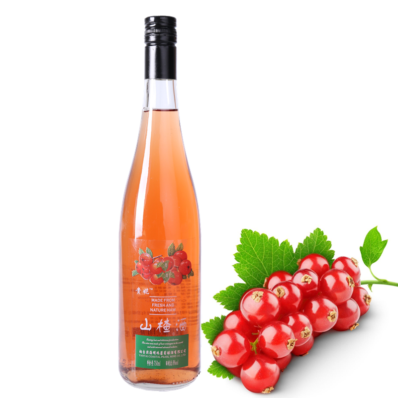 贵妮山楂酒 微醺之美山楂果酒750ml 瓶装